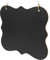 Lurrose Nachrichtentafel Kreidemarker Löschbare Memo Anzeigetafel Wandbehang Tafel Wandbehang DIY Hängetafel Dekoration Tafel Memo Nachricht Türbehang Dekor Schwarz