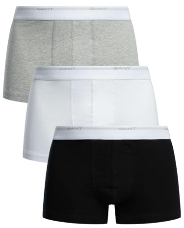 GANT Men's 3 Pack Core Trunks, Marine