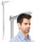 heninhill Estadiómetro de Pared Tallímetro Telescópica 60-210cm Altímetro Medición de Altura Médica