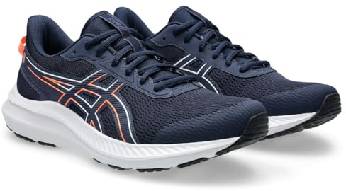 ASICS Herren Jolt 5 Sneaker, Midnight Vivid Coral, 40.5 EU