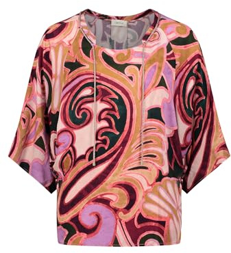 Cartoon Damen Casual-Bluse mit Muster 42, Violett/Rosa