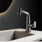 DILECI - Robinet Multifonction Gris Métallisé – Mitigeur Lavabo Design Moderne pour Salle de Bain – Finition Durable et Résistante à la Corrosion, Idéal pour Tous Styles de Vasques