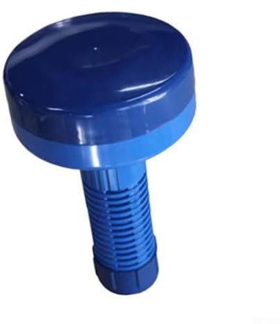MeevrgR Blauer schwimmender Pool-Tablettenspender, verstellbarer Futterspender für 2,5 cm Tri-Chlor- und Brom-Tabletten, schlagfestes Polypropylen
