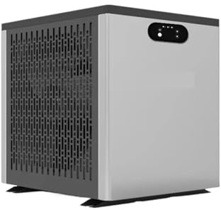QAXRZCUCD Mini Chauffe-Piscine avec Pompe À Chaleur Onduleur for Piscine Chauffage Puissant Et Efficace(Gray)