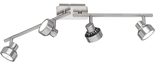 WOFI 7288.04.54.6000 A+ Spot, Stahl, 24 W, Integriert, nickel matt/chrom, 61 x 8 x 14 cm