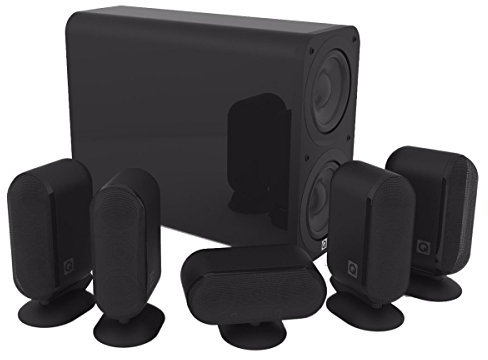 Q Acoustics 7000i Plus 5.1 Noir set d'enceintes - Sets d'enceintes (Home cinéma, Noir, 2-voies, 100 W, 95 - 20000 Hz, 6 Ohm)