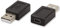 Oiyagai 2Pcs USB 2.0 A Male to USB B Mini 5 Pin Female Adapter Converter