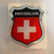 All3DStickers Aufkleber Schweiz Harz 3D Emblem Schweiz Domed Flagge