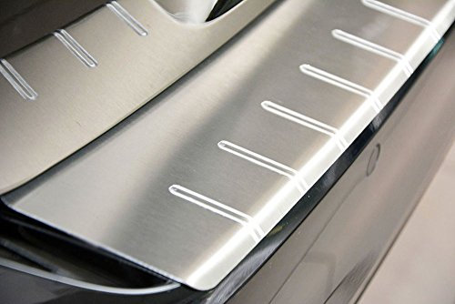 WGS Ladekantenschutz Stoßstangenschutz Lackschutz mit ABKANTUNG mit Sicken aus AluNox® (1022-500)