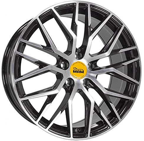 MAM Felgen Rs4 8,5jx19 5/120 Et35 72,6 Bfp Black Front Polish