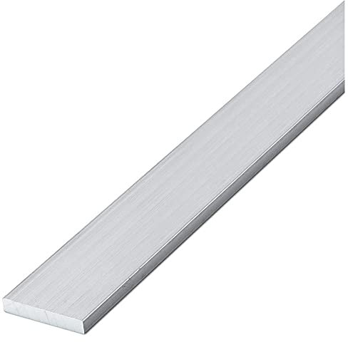 Ningvong Profilo piatto in alluminio, striscia di alluminio piatto, 10 * 3mm * 0,5 m