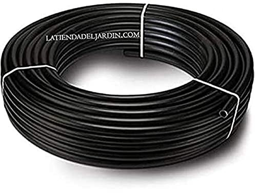 Suinga Tuberia Polietileno 20mm | Tuberia Agricola 20mm 4 bar 100 metros | Tuberia Riego 20mm | Manguera de riego 20 mm, negro