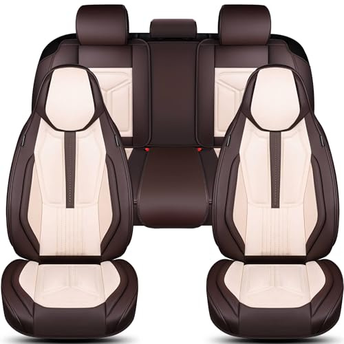 Schonbezüge Sitzbezüge Komplettset für Jeep Cherokee Bj 2008-12 in Braun/Beige FS5