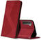 ZONNAVI Cover per Samsung Galaxy S22, Flip Custodia Pelle PU con [Slot Cart] [Supporto Stand] [Magnetica], Cover a Libro Portafoglio per Samsung Galaxy S22 (Rosso)