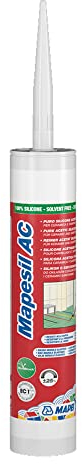 Mapesil AC Sigillante Silicone Acetico Resistente alla Muffa Colore Grigio Castello 125