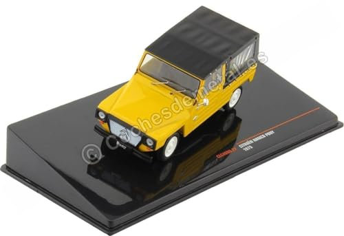 Ixo kompatibel mit Citroen Namco Pony 1975 gelb schwarz Modellauto 1:43 Models
