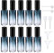 Segbeauty Botella Perfume Recargable, Pulverizador Pequeño Perfume 10ml, Vidrio Vacías de para Perfum 10 Piezas, Spray de Perfume Portátil, Adecuadas para la Aviación (Azul degradado)