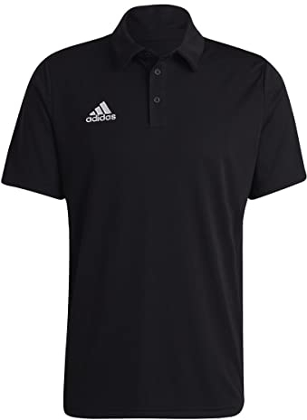 adidas Homme Entrada 22 Polo Shirt, Black, L Tall