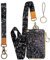 Mathe Lanyard Wallet with Zipper,Lanyards for ID Badges Card and Keys,Fashionable ID Card Holders with Retractable Lanyards,Cute Neck Lanyard Teacher ID Badge Holder for School Studnt Teens