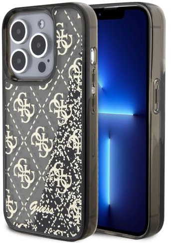 CG MOBILE Guess Liquid Glitter Hülle iPhone 15 Pro Max (Schwarz)