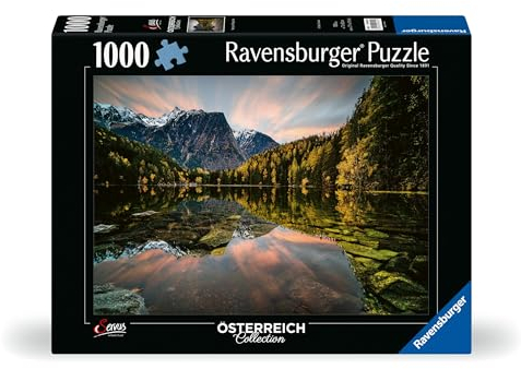Ravensburger Puzzle 12000610 - Naturjuwel Piburger See - 1000 Teile Puzzle für Erwachsene und Kinder ab 14 Jahren, Puzzle mit Landschaft und Natur