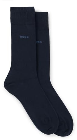 BOSS Herren 2P RS Uni CC Zweierpack Business-Socken aus kompakter, softer Baumwolle
