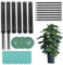 NAROSEBE 6 Pz Pali di Muschio di Plastica 25cm Supporto Piante Rampicanti Palo Rampicante per Piante Tutori Piante Rampicanti Palo di Muschio per Monstera per Piante Rampicanti da Interni ed Esterni