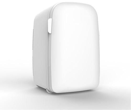 HHCTEBEC Mini Refrigerador EléCtrico Y Calentador para AutomóVil, 12 V DC /220 V Ca, Refrigerador para AutomóVil, Capacidad De 25 L Refrigerador PortáTil AutomóVil para Bebidas, Alimentos,White