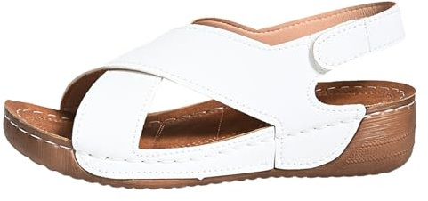 Dasongff Sandales Femme Été Compensées Nu Pieds Femme Été Confortable Sandale Ete Plateforme Légères Chaussures Claquettes Piscine Sandales et Nu-Pieds Bohême