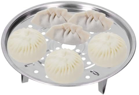 Rejilla para vaporera, cesta vaporera para cocinar, cesta vaporera de acero inoxidable, soporte para vaporera, cesta vaporera para olla de 23,5 cm