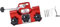 HGZLQKD Chainsaw Sharpener Jig Chainsaw Blade Sharpener Handheld for Chain Saws Electric Saws Professional Chain Saw Sharpener Tool, Red