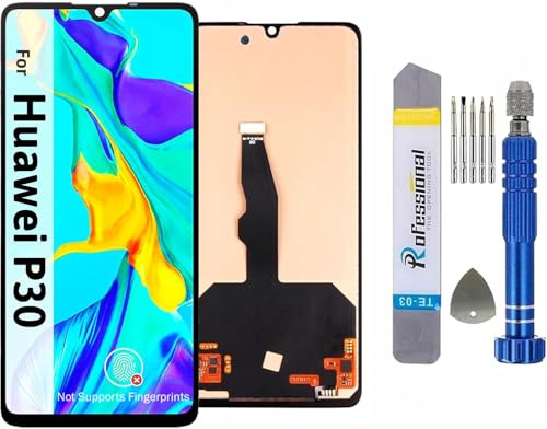 It'Go Display für Huawei P30 ELE-L09 ELE-L29 LCD Bildschirm Ersatz Touchscreen mit Werkzeug Schwarz Hohe Qualität