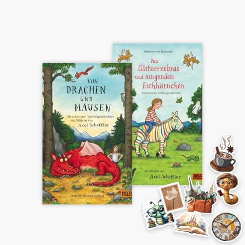 2 Bezaubernde Kinderbuch-Klassiker von Axel Scheffler + exklusivem Stickerset