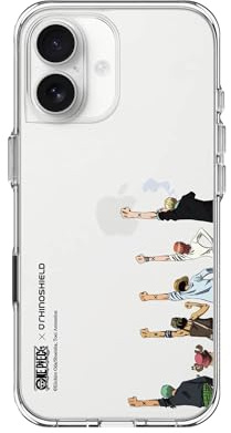 RhinoShield Clear Hülle für iPhone 17 | One Piece Anti-Vergilbung, transparent, hohe Klarheit, stoßfest, Fallschutz nach Militärstandard