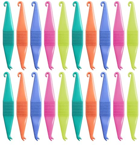 100 PCS Brace Band Tool, Colorful Elastic Rubber Bands Placers Tool for Orthodontic Braces