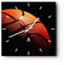 Modern Wanduhr Basketball Spiel Sport 30x30cm Quadrat Klein Wand Uhr Glas Analog Zimmeruhren Küche Büro Wohnzimmer Glasuhr Wall Clock Dekoration Design Wanddekoration Küchenuhr C3AC30x30-2225
