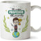 MUGFFINS Taza Profesor (Hombre)- El Mejor Profesor del Mundo - Taza de Café/Desayuno - Regalos Originales para Profesores y Maestros - Cerámica 350 ml / 11oz