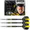 Harrows Dave Chizzy“ Chisnall 90% Tungsten Darts | Pro Player Steel Tip Darts-Set | 21g, 22g, 23g, 24g, 25g & 26g | Enthält Supergrip-Carbonschäfte und 100-Mikron-Chizzy-Flights (24g)