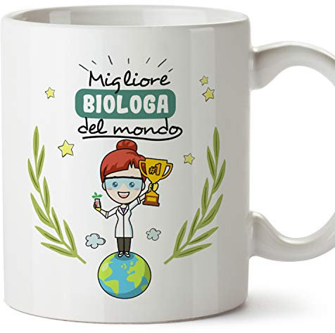 MUGFFINS Tazza Biologa (Migliore del Mondo) - Idee Regali Originali Biologia