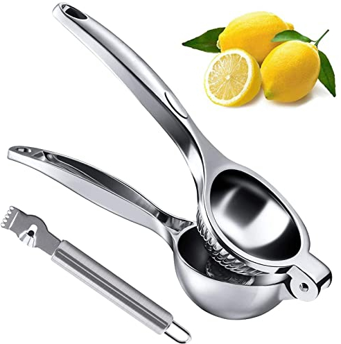 Spremiagrumi Manuale- Spremi Limone per juicing Arancio e altri frutti senza Hull, comprende grattugia per la scorza di limone