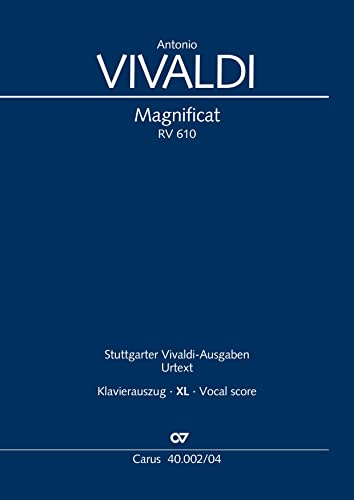 Magnificat (Klavierauszug XL)