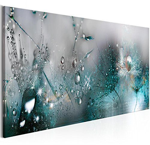 murando - Peinture acrylique Nature 120x40 cm - Effet texturé ou coup de pinceau - Décoration avec finition faite à la main - Salon chambre - Artistique Fleur Nature Pissenlit b-C-0169-b-d