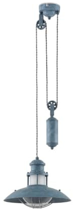 Lindby Pendelleuchte Louisanne (Vintage, Industriell) in Alu aus Metall (1 flammig E27) - Deckenlampe Esstischlampe Hängelampe Hängeleuchte Küchenleuchte
