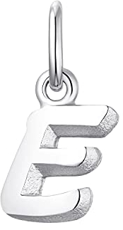 Amor Motivanhänger 925 Sterling Silber Unisex Damen Herren Anhänger, Silber, Buchstabe, Kommt in Schmuck Geschenk Box