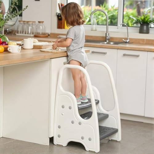 Tritthocker für dritte Etage (grau)