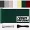 Ufamiluk Brise Vue Vert Anti UV Polyester (200g/㎡) Résistant Aux Intempéries Toile Balcon pour Balcon Terrasse Jardin Patio 90 cm de Hauteur 90x250cm
