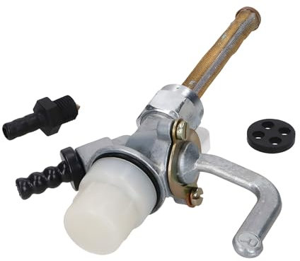Benzinhahn mit Wassersack, langer gebogener Hebel für Simson KR51/1, KR51/2 Schwalbe