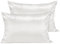 Joyhabit Luxus Satin Seiden Kissenbezug 40x60 cm, Beige, 2er Set Superweicher & Glatter Kopfkissenbezug, Hautschützend für Tiefen Schlaf