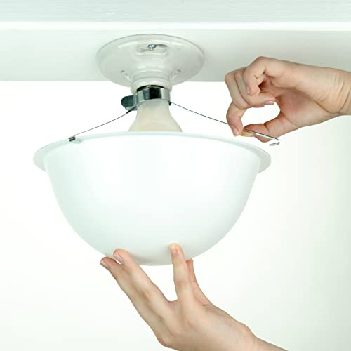 EZ Shade Lot de 3 cache-plafonniers - Aide à couvrir les ampoules exposées dans le plafond