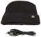 USB Electric Hat, Chunky Knitted Heated Beanie Outdoor Thermal Warming (Grey Edge)